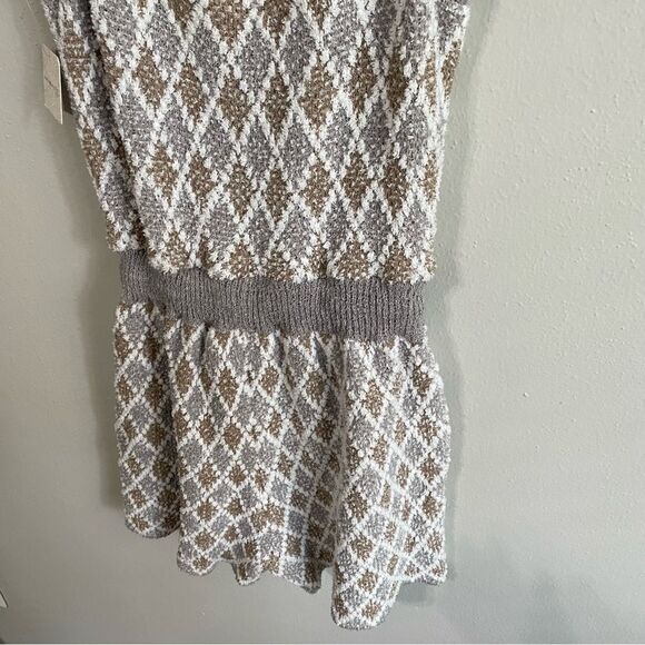 Free People X REVOLVE Dream Diamonds Romper in Grey Combo - Picture 9 of 12